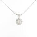 プラチナダイヤモンドネックレス 0．786ct I SI2