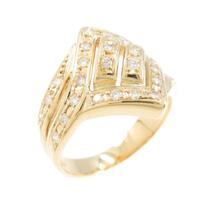 K18YG ダイヤモンドリング