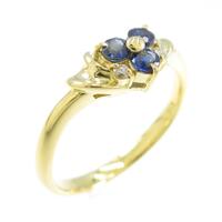 K18YG サファイヤリング