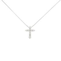 PT クロス ダイヤモンドネックレス