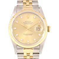ロレックス 16233G． デイトジャスト SSxYG 自動巻