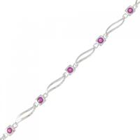 10KWG ルビー ブレスレット