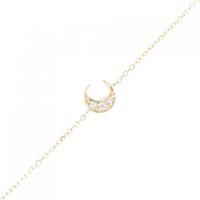 4゜C ムーン ダイヤモンド ブレスレット