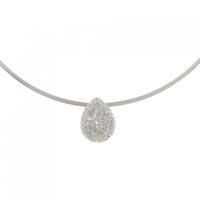 750WG ダイヤモンド ネックレス 0.20CT