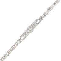 K14WG ダイヤモンド ブレスレット 0.20CT