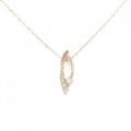 K18PG ダイヤモンド ネックレス 0.15CT