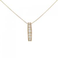 K18PG ダイヤモンド ネックレス 0.50CT