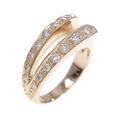K18PG ダイヤモンド ピンキーリング 0.30CT