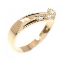 K18PG ダイヤモンド リング 0.07CT