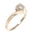 K18PG ダイヤモンド リング 0.10CT