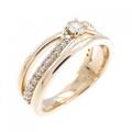 K18PG ダイヤモンド リング 0.25CT