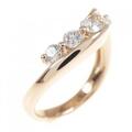 K18PG ダイヤモンド リング 0.50CT