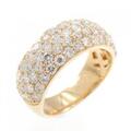 K18PG パヴェ ダイヤモンド リング 2.00CT