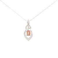 K18WG インペリアルトパーズ ネックレス 1.66CT