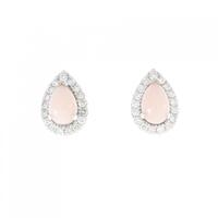 K18WG オパール ピアス 1.65CT