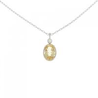 K18WG ガーネット ネックレス 1.10CT