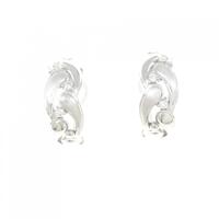 K18WG ダイヤモンド イヤリング 0.18CT