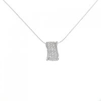 K18WG ダイヤモンド ネックレス 0.50CT