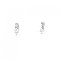 K18WG ダイヤモンド ピアス 0.22CT