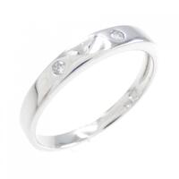 K18WG ダイヤモンド リング 0.05CT