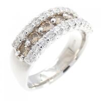 K18WG ダイヤモンド リング 1.00CT