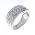 K18WG ダイヤモンド リング 1.00CT