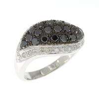 K18WG/K18BG ダイヤモンド リング 1.30CT