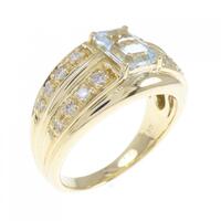 K18YG アクアマリン リング 0.85CT