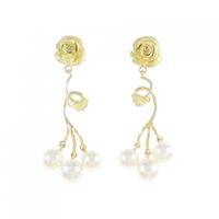 K18YG アコヤパール ピアス