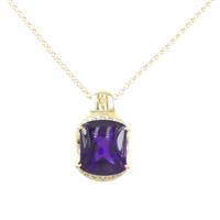 K18YG アメジスト ネックレス 6.50CT