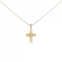 K18YG クロス ネックレス