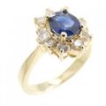 K18YG サファイヤ リング 0.82CT