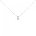 K18WG ダイヤモンド ネックレス 0.07CT
