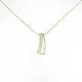 K18YG ダイヤモンド ネックレス 0.10CT