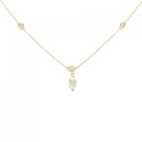 K18YG ダイヤモンド ネックレス 0.632CT
