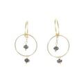 K18YG ダイヤモンド ピアス 0.4CT