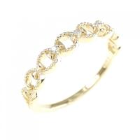 K18YG ダイヤモンド リング 0.01CT
