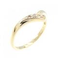 K18YG ダイヤモンド リング 0.03CT