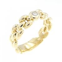 K18YG ダイヤモンド リング 0.07CT