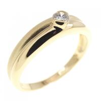 K18YG ダイヤモンド リング 0.08CT