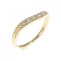 K18YG ダイヤモンド リング 0.10CT