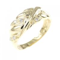 K18YG ダイヤモンド リング 0.11CT