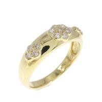 K18YG ダイヤモンド リング 0.19CT