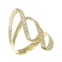 K18YG ダイヤモンド リング 0.37CT