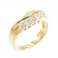 K18YG ダイヤモンド リング 0.52CT