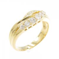K18YG ダイヤモンド リング 0.52CT