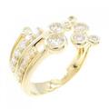 K18YG ダイヤモンド リング 0.84CT