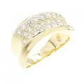 K18YG パヴェ ダイヤモンド リング 1.00CT