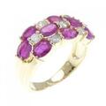 K18YG ルビー リング 2.24CT