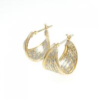 K18YG/PT ピアス